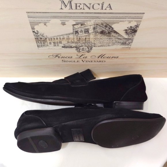 Dolce & Gabbana Black Suede Loafers Italian Leather Made In Italy US 7 1/2 Used - Picture 10 of 15